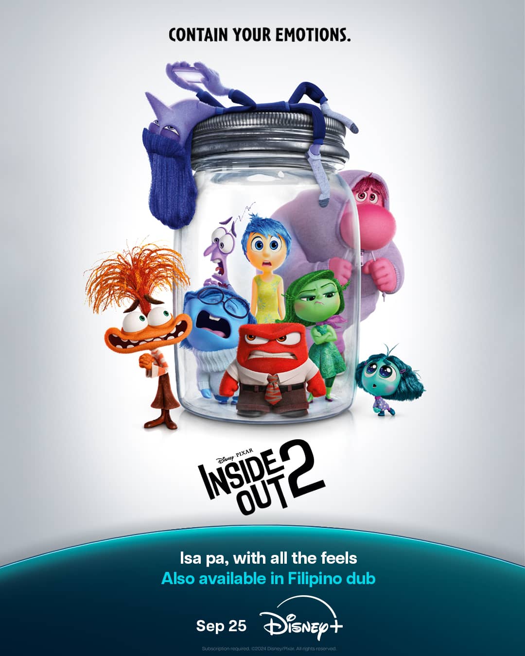 Catch Inside Out 2 on Disney+ this September 25.